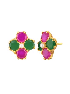 multi colored metal studs earring - 17937802 - Standard Image - 2