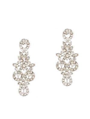 silver austrian stone crystal choker necklace earring set - 17937866 - Standard Image - 3