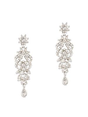silver austrian stone crystal choker necklace earring set - 17937867 - Standard Image - 3