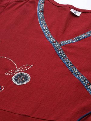 kaantha work anarkali kurta - 17937962 - Standard Image - 4