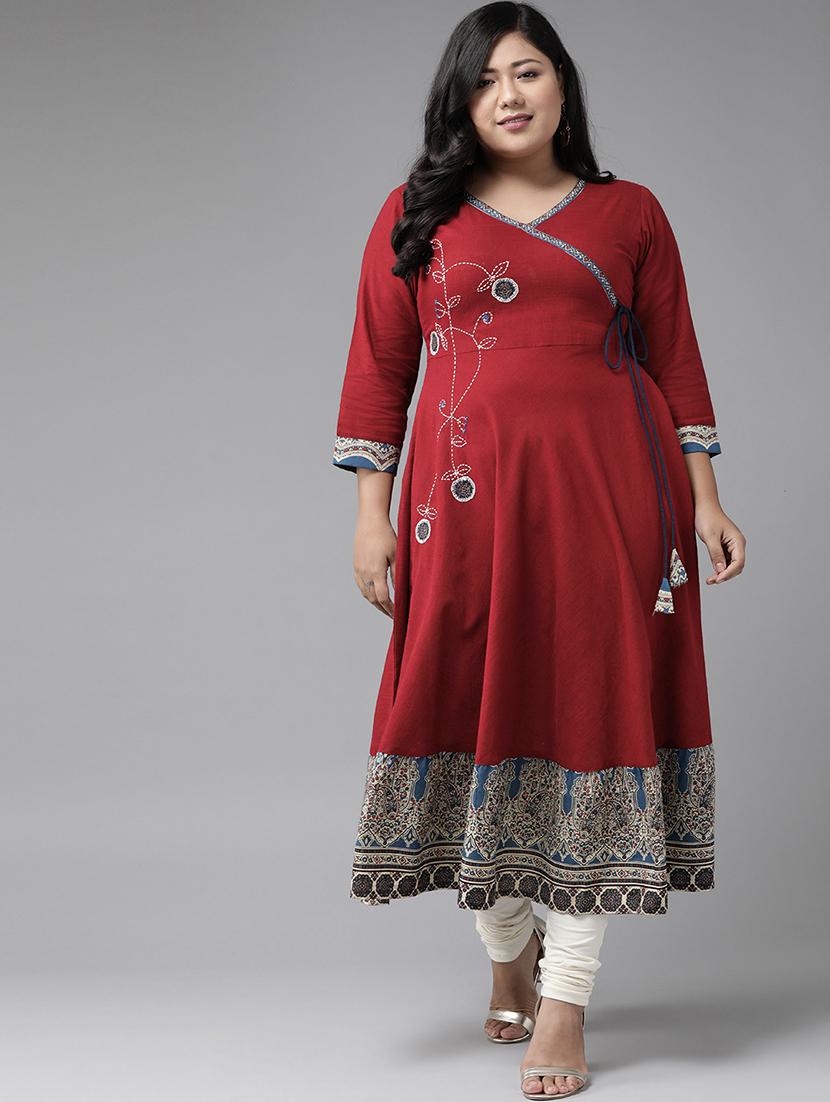 kaantha work anarkali kurta - 17937962 - Zoom Image - 1