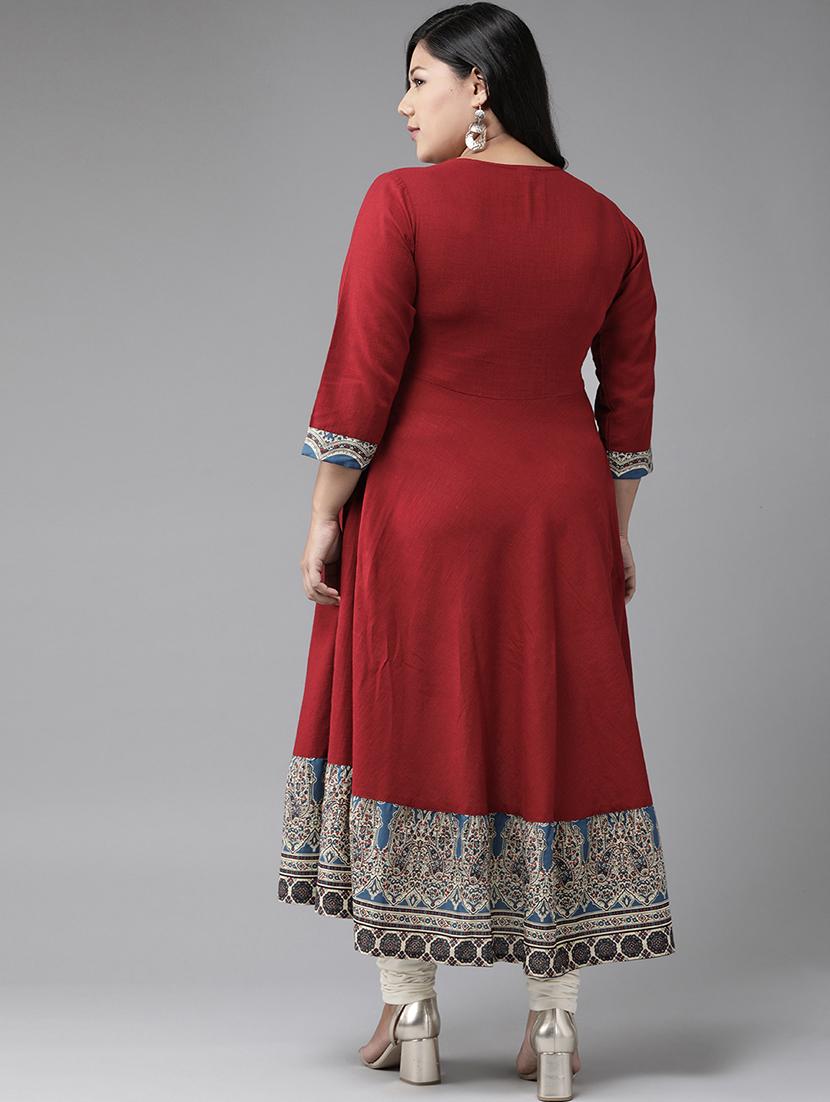 kaantha work anarkali kurta - 17937962 - Zoom Image - 3