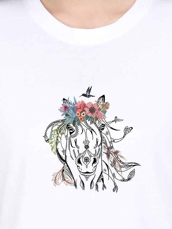 round neck graphic tee - 17937985 - Zoom Image - 3