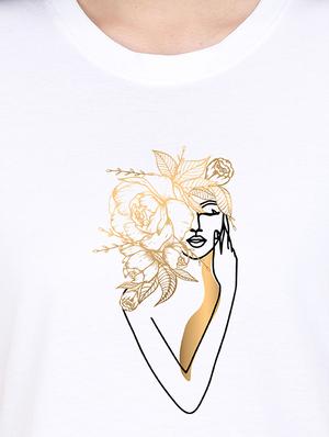 round neck graphic tee - 17937999 - Standard Image - 3