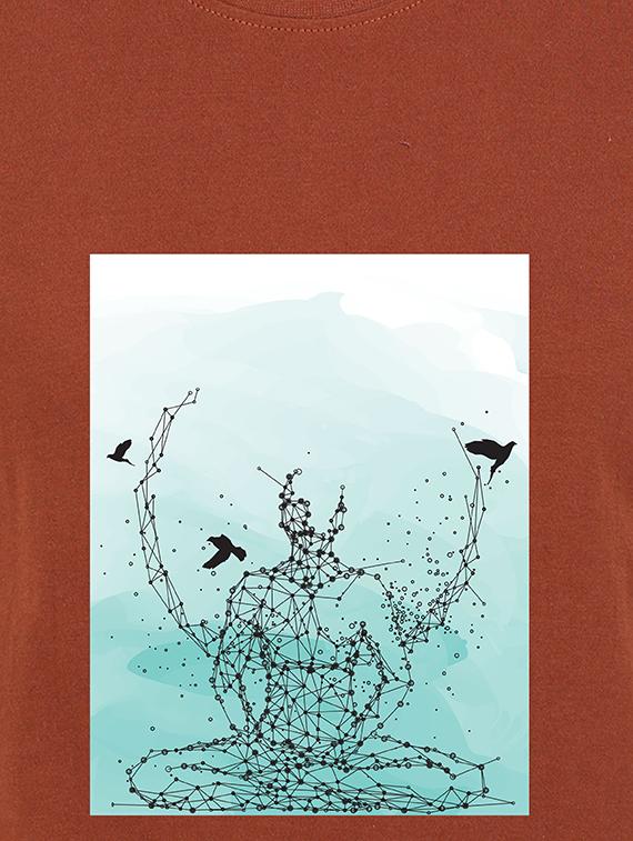 round neck graphic tee - 17938012 - Zoom Image - 3