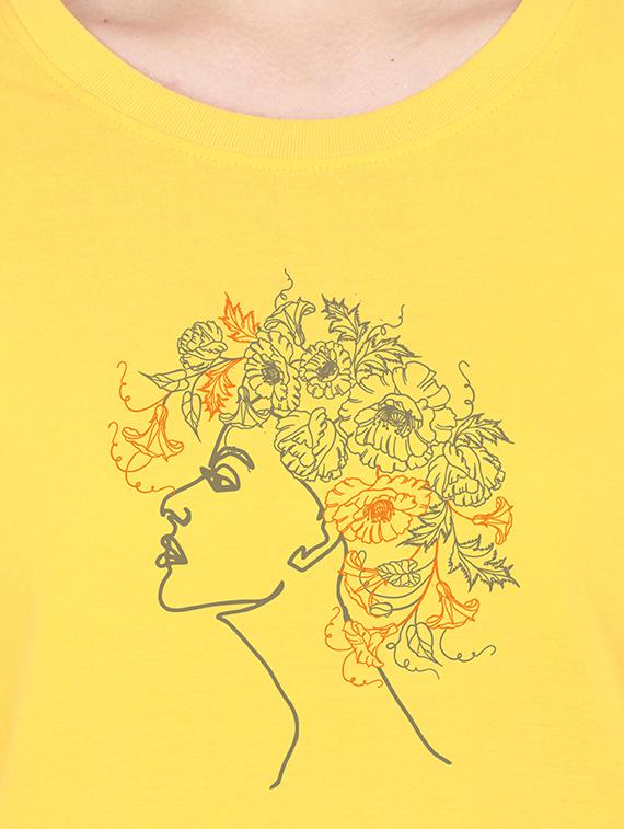 round neck graphic tee - 17938023 - Zoom Image - 3