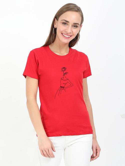 round neck graphic tee - 17938035 - Standard Image - 1