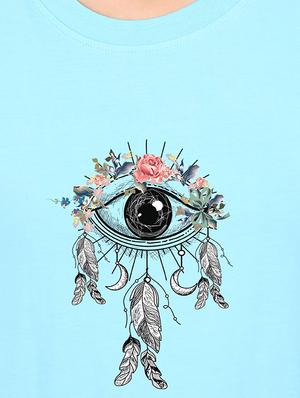 round neck graphic tee - 17938058 - Standard Image - 3