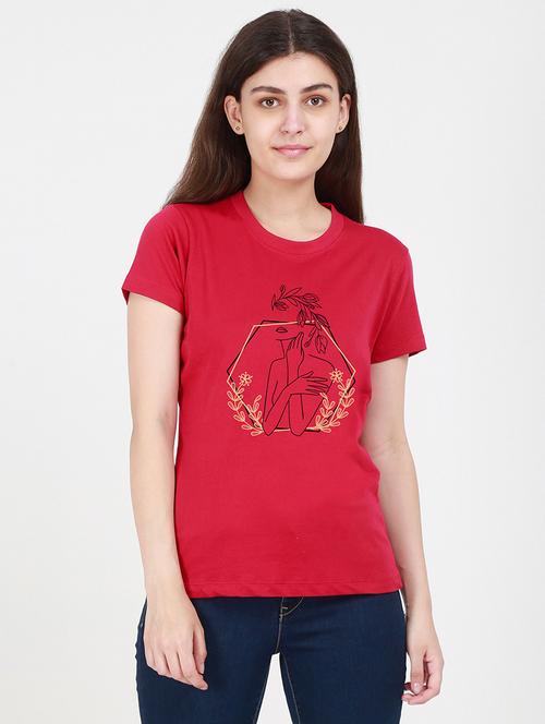 round neck graphic tee - 17938066 - Standard Image - 1