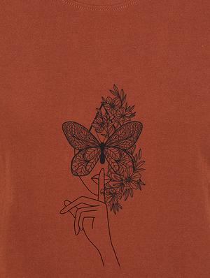 round neck graphic tee - 17938086 - Standard Image - 3