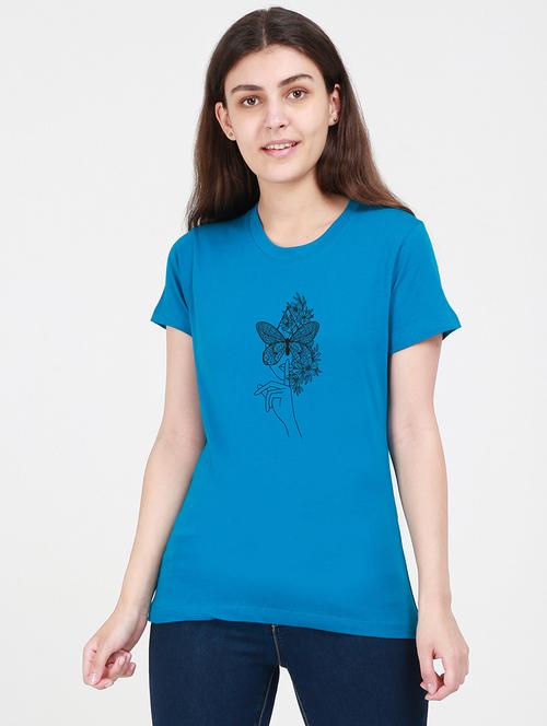 round neck graphic tee - 17938090 - Standard Image - 1