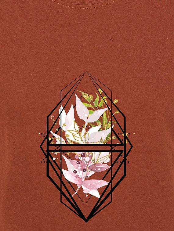 round neck graphic tee - 17938123 - Zoom Image - 3