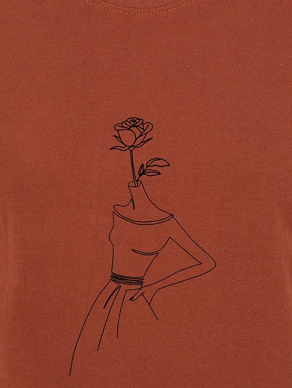 round neck graphic tee - 17938135 - Zoom Image - 3