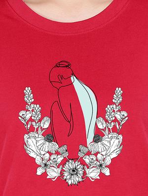 round neck graphic tee - 17938182 - Standard Image - 3