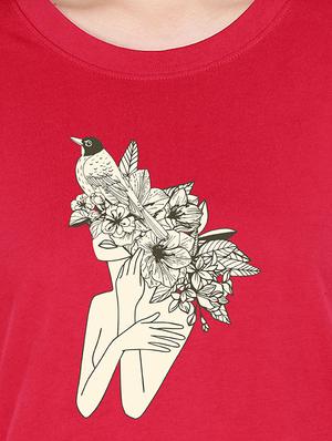round neck graphic tee - 17938224 - Standard Image - 3