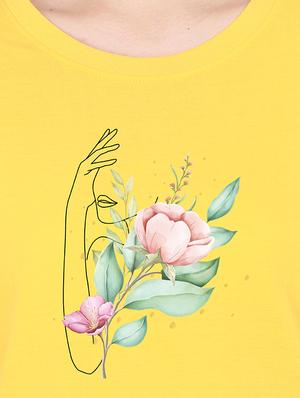 round neck graphic tee - 17938253 - Standard Image - 3