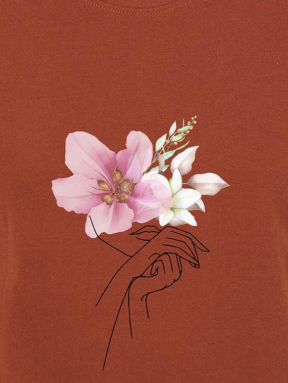 round neck graphic tee - 17938267 - Zoom Image - 3