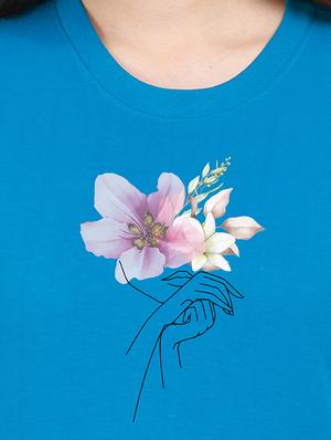 round neck graphic tee - 17938271 - Standard Image - 3