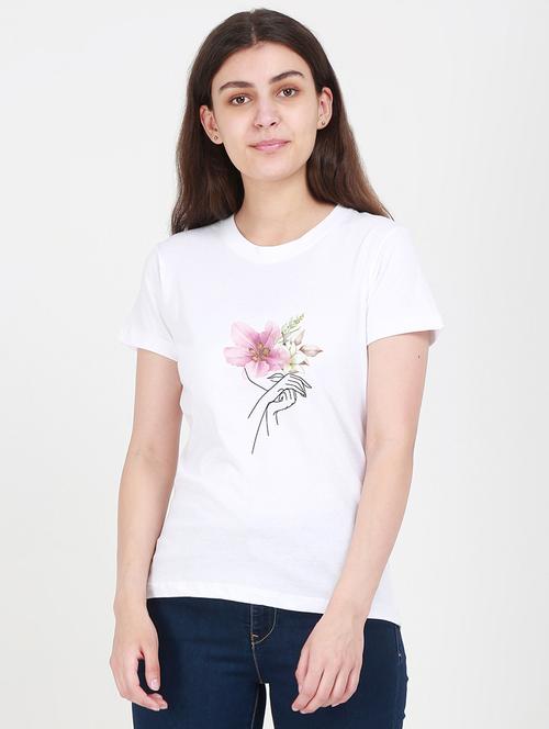 round neck graphic tee - 17938272 - Standard Image - 1