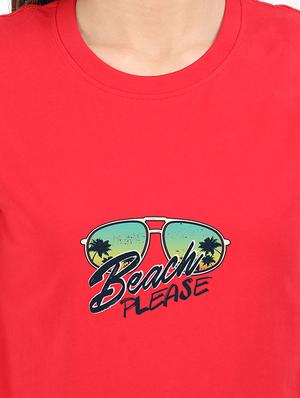 round neck graphic tee - 17938332 - Standard Image - 3
