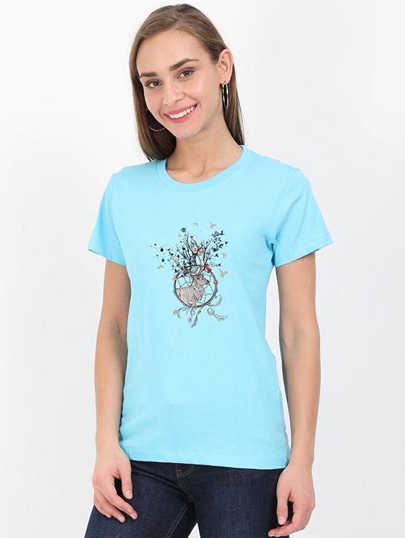 round neck graphic tee - 17938341 - Zoom Image - 1
