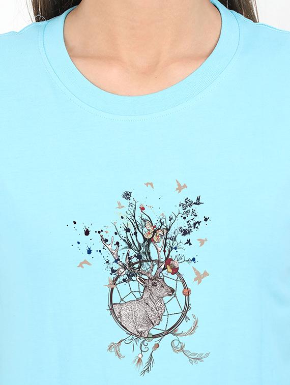 round neck graphic tee - 17938341 - Zoom Image - 3