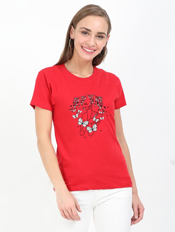 round neck graphic tee - 17938361 - Zoom Image - 1
