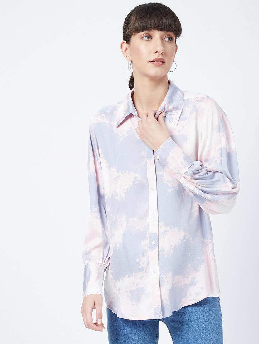 bishop sleeved printed shirt - 17947766 - Zoom Image - 1