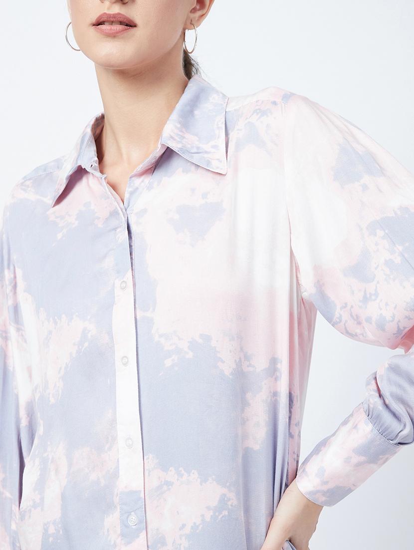 bishop sleeved printed shirt - 17947766 - Zoom Image - 5