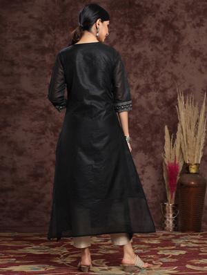 printed a-line kurta - 17948118 - Standard Image - 3