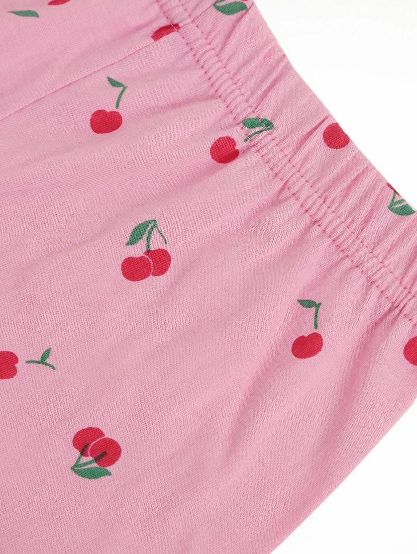round neck printed nightwear pajama set - 17948358 - Zoom Image - 5
