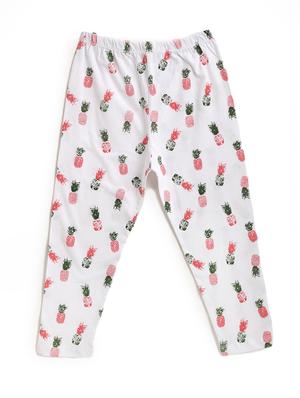 round neck printed nightwear pajama set - 17948363 - Standard Image - 3