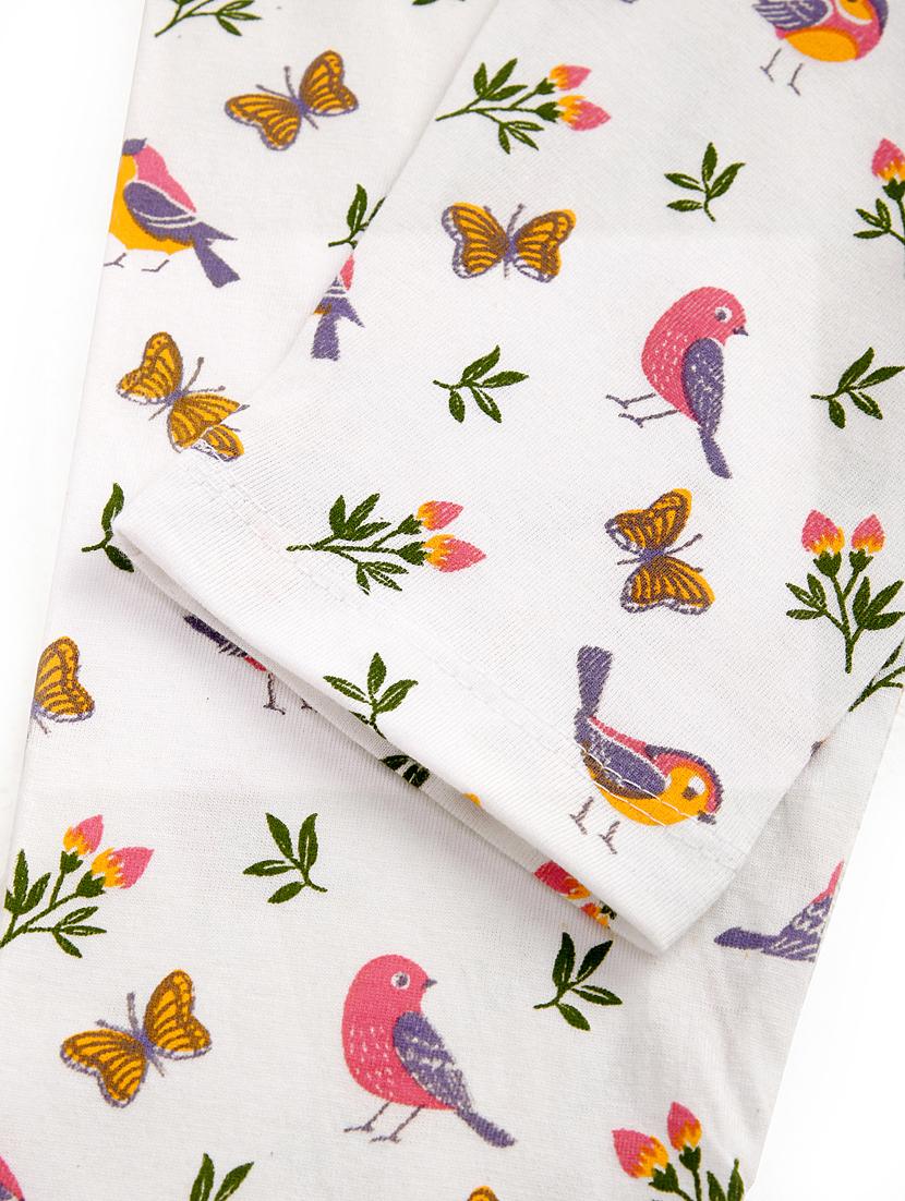 round neck printed nightwear pajama set - 17948373 - Zoom Image - 4