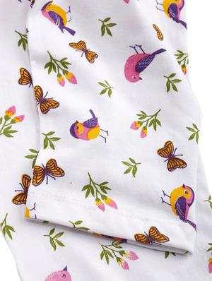round neck printed nightwear pajama set - 17948379 - Standard Image - 5
