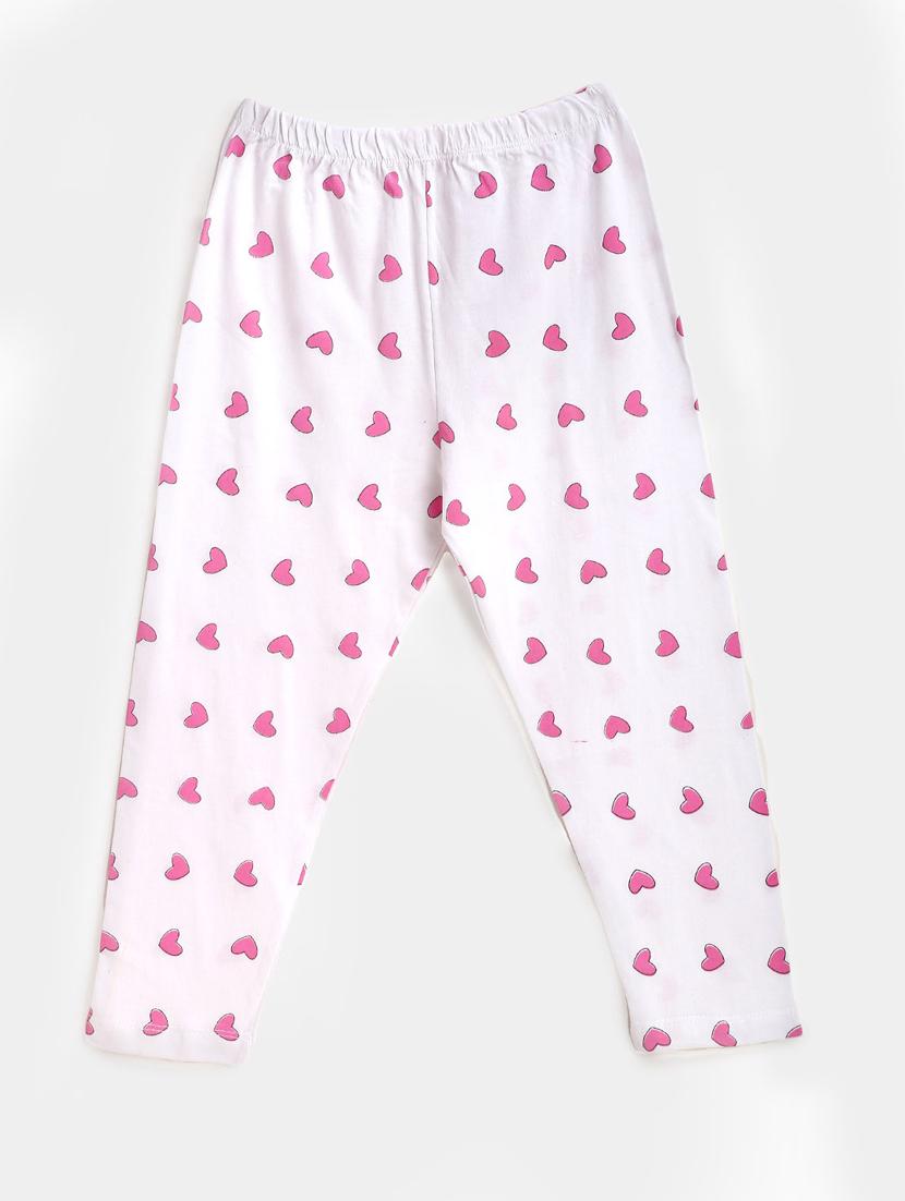round neck printed nightwear pajama set - 17948381 - Zoom Image - 3