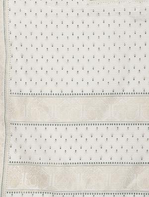 white polyester woven dupatta - 17949990 - Standard Image - 4
