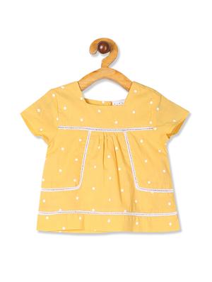 yellow polka dot regular top - 17950933 - Standard Image - 2