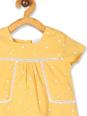 yellow polka dot regular top - 17950933 - Standard Image - 3