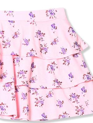 pink floral printed regular skirt - 17951268 - Standard Image - 3