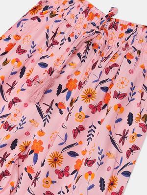 pink printed casual trouser - 17951327 - Standard Image - 3