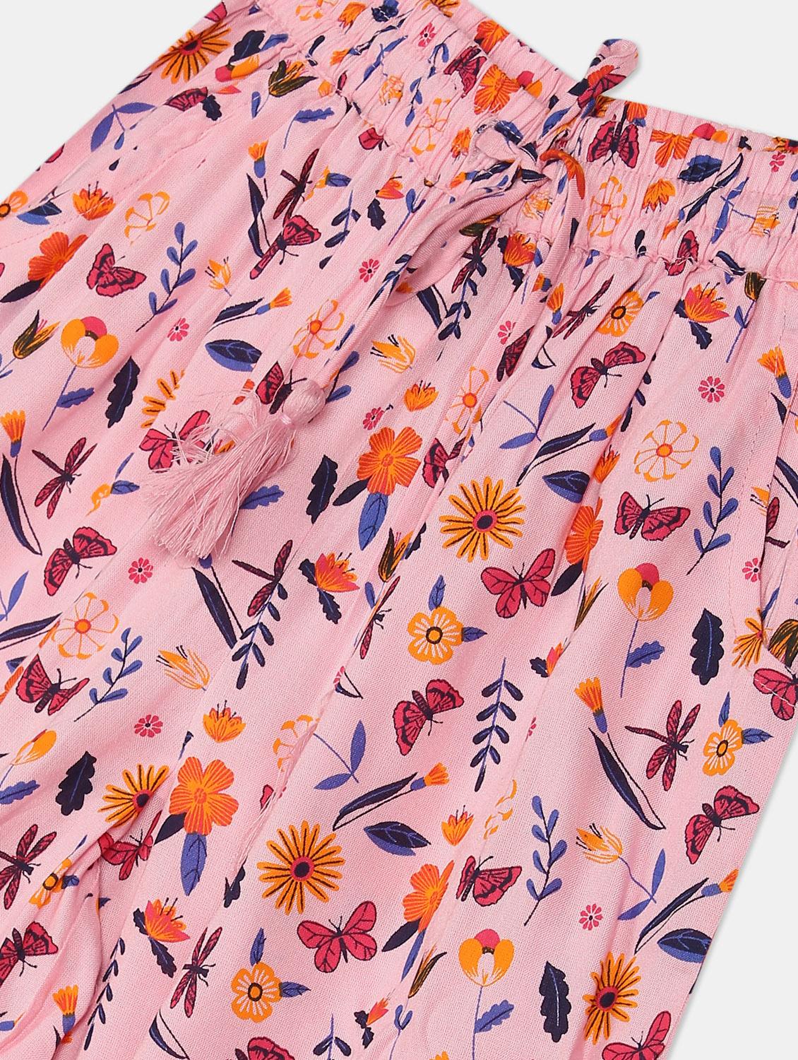pink printed casual trouser - 17951327 - Zoom Image - 3