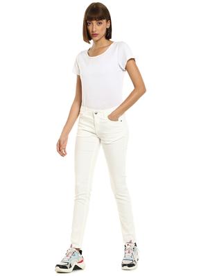 mid rise plain jeans - 17951484 - Standard Image - 4