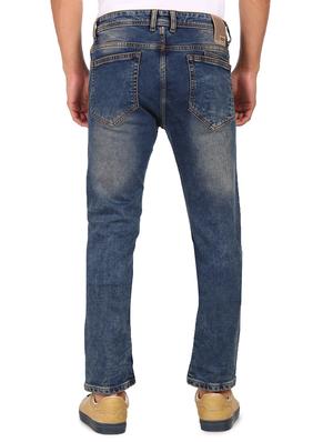 blue heavy washed denim jeans - 17951636 - Standard Image - 3