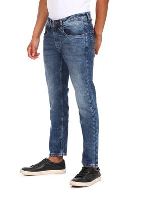 blue heavy washed denim jeans - 17951658 - Standard Image - 2