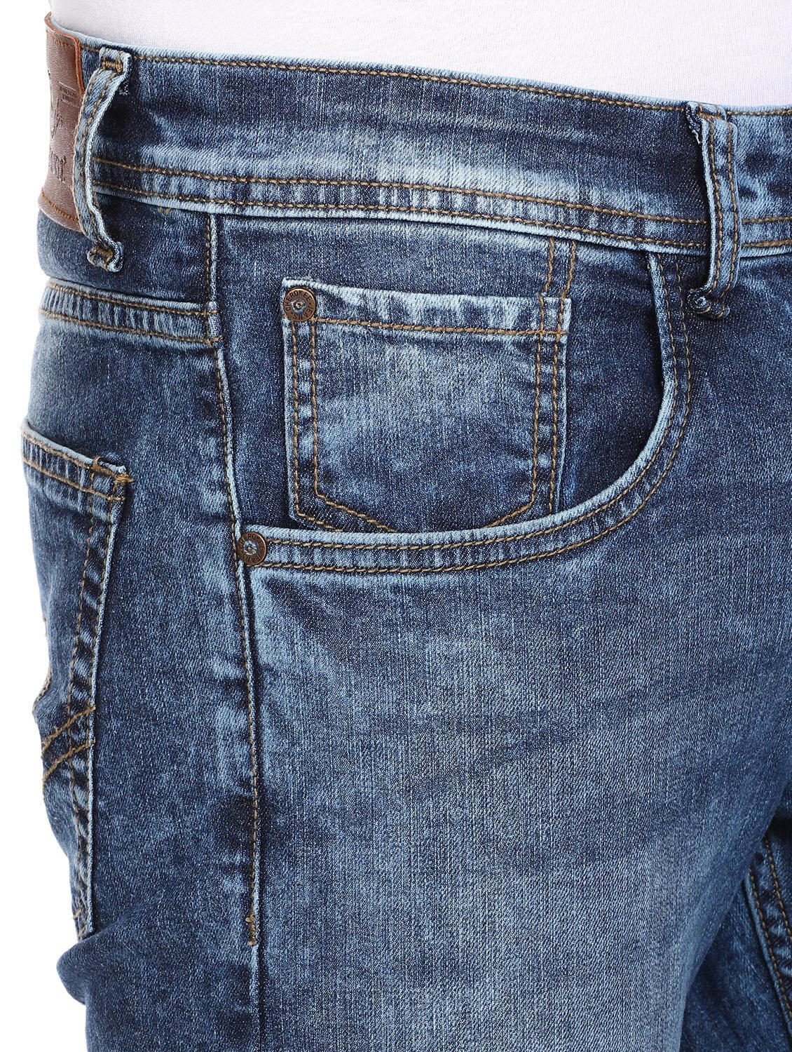 blue heavy washed denim jeans - 17951658 - Zoom Image - 5