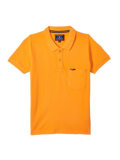 polo neck solid t-shirt - 17952242 - Standard Image - 1