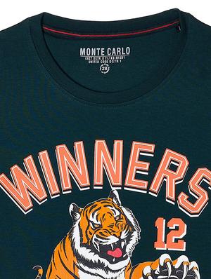 round neck printed t-shirt - 17952388 - Standard Image - 3