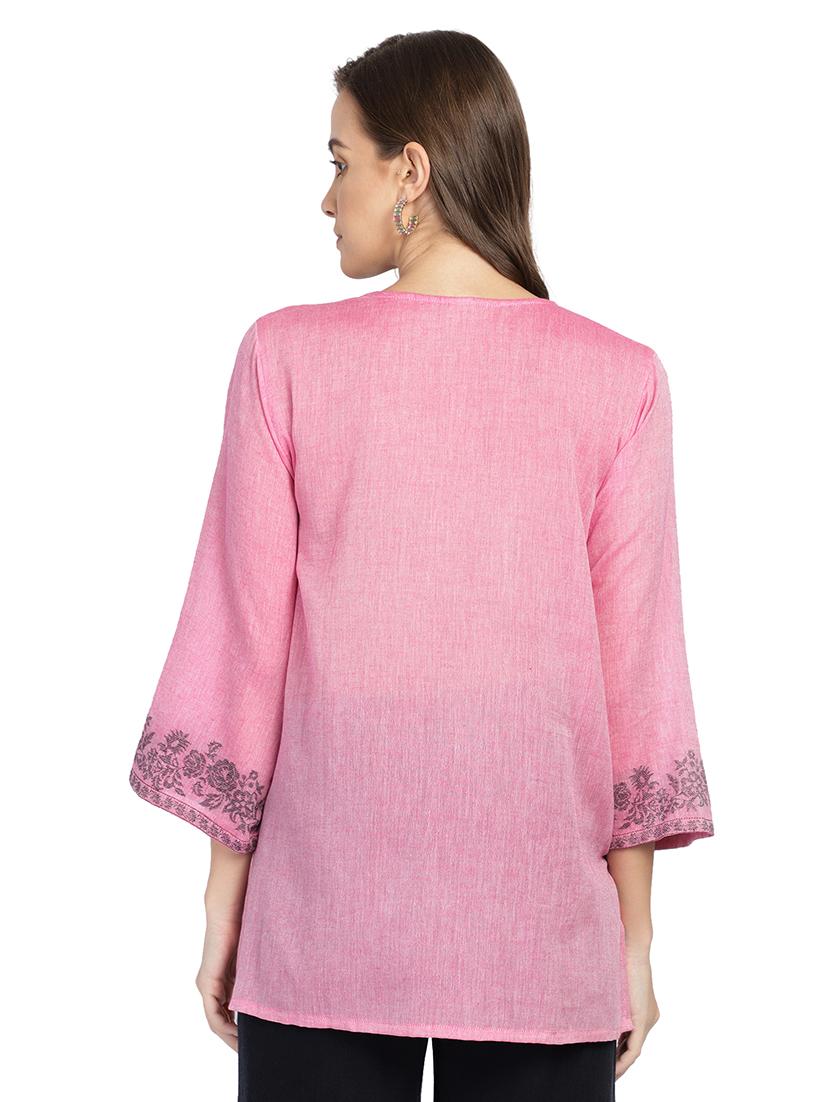 self design straight kurti - 17955616 - Zoom Image - 3