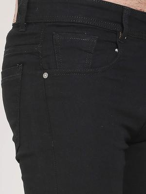 black plain denim jeans - 17955687 - Standard Image - 4