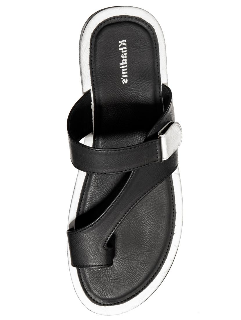 black slip on slipper - 17956194 - Zoom Image - 4